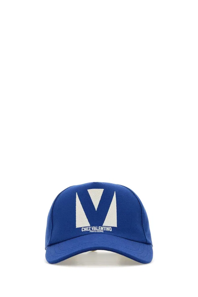 Valentino Garavani Baseball Cap — Blue Caps in Blue from HEWI