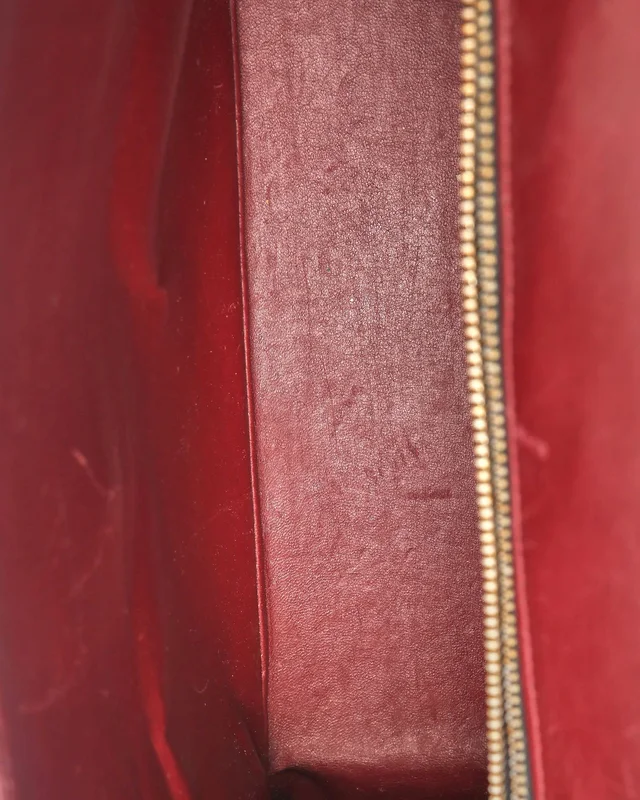 Chanel Chevron Braided Trim Flap Bag in Leather from A Retro Tale, photo 12 of 13