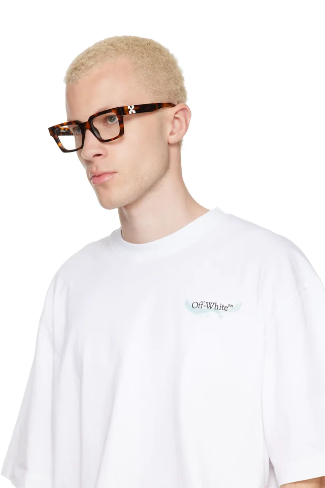 Off-White Brown Style 21 Glasses, photo 4 of 4 from SSENSE