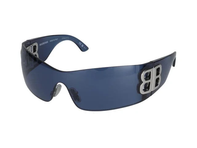 Balenciaga Bb0359s Sunglasses — Blue Nylon Fiber in Blue Nylon from HEWI