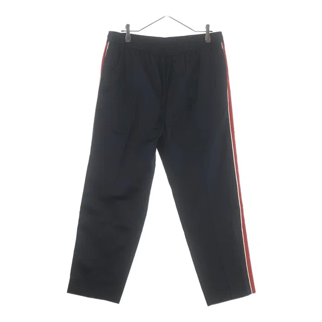 Gucci Side Line Silk Blend Rayon Track Pants Black in Black Silk from The Reluxe