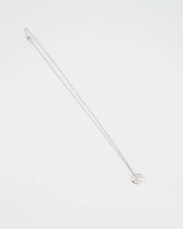 Amulette de Cartier Necklace in 18k White Gold with 20 brilliant-cut diamonds in White from Sellier