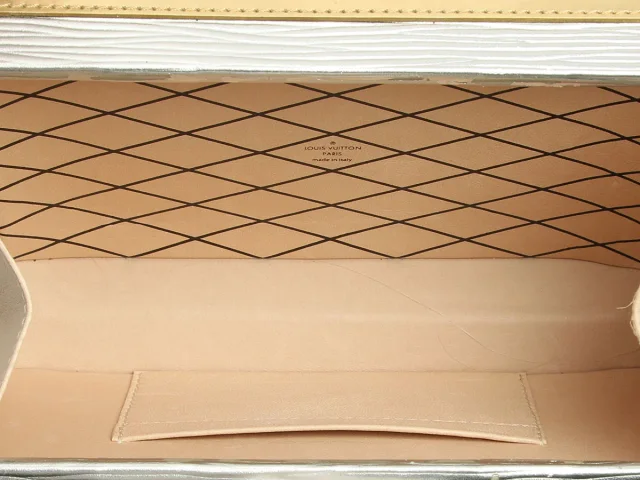 Louis Vuitton Silver and Gold Epi Petite Malle in Gold Leather from Ann's Fabulous Finds, photo 8 of 9