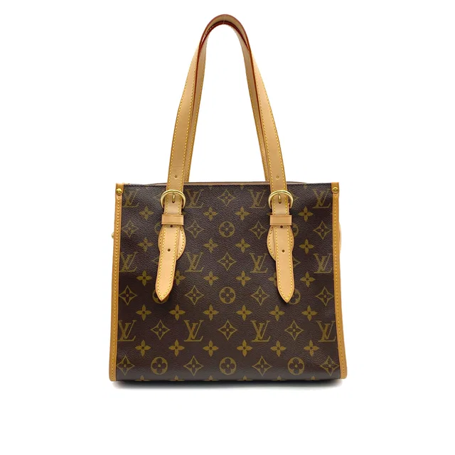 Louis Vuitton Monogram Popincourt Haut Shoulder Bag Brown M40007 in Brown Coated canvas from Luxury Promise