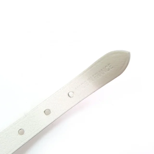 Hermès Mole Bracelet Leather Bracelet Size 17 in White Others from LuxUness, photo 8 of 8