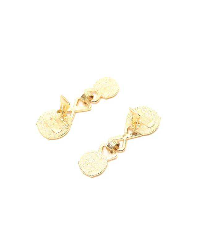 Versace Medusa Clip-on Earrings from A Retro Tale, photo 2 of 3