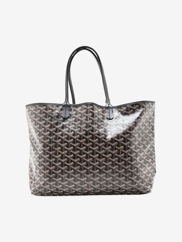 Goyard Brown Saint Louis PM tote in Brown Canvas from Sign of the Times