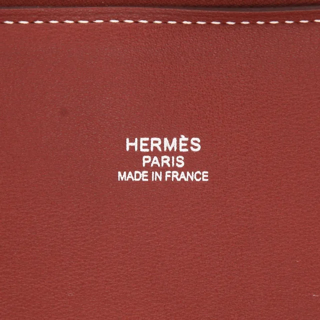Hermès Bolide Relax travel bag in Red Calfskin from Collector Square, photo 4 of 5