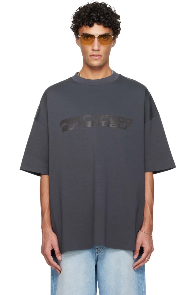 Gray Holiday 90s Short Sleeve T-shirt, image 1 of 1 from SSENSE