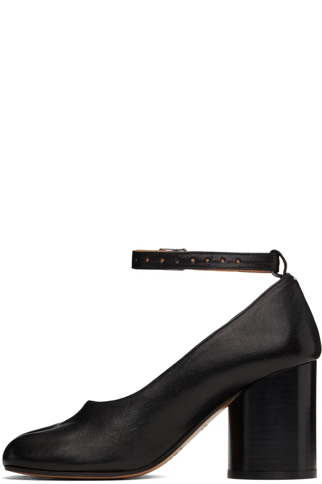 Maison Margiela Black Tabi Heels, photo 3 of 5 from SSENSE