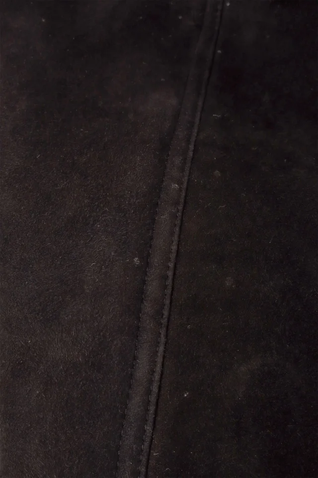 Chanel 1996 Belted Suede Shearling Coat in Suede from Recess LA, photo 9 of 9