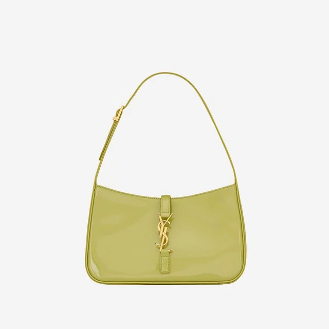 Saint Laurent Shoulder Bag — Green Calfskin Leather in Green Calfskin from HEWI