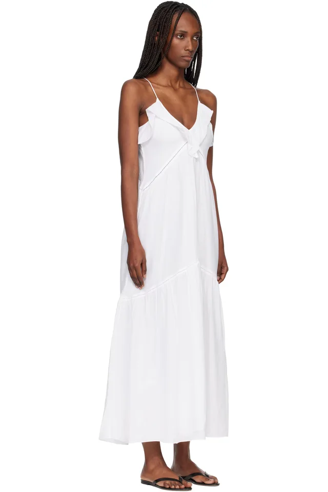 Isabel Marant Etoile White Vasma Maxi Dress, photo 2 of 4 from SSENSE