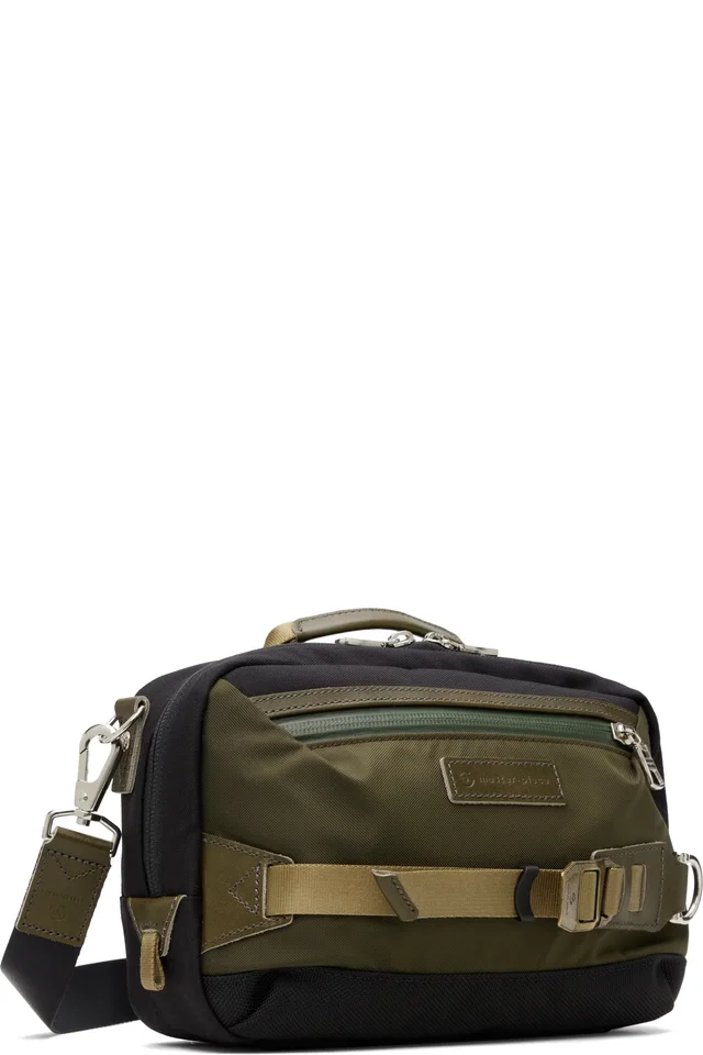 master-piece Khaki & Black Potential 2WAY Mini Shoulder Bag, photo 2 of 4 from SSENSE