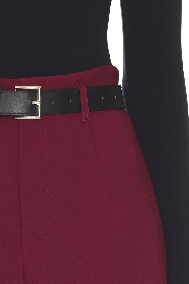 ALL THE WAYS Alia Shorts in Burgundy, photo 6 of 6 from REVOLVE (Canada)
