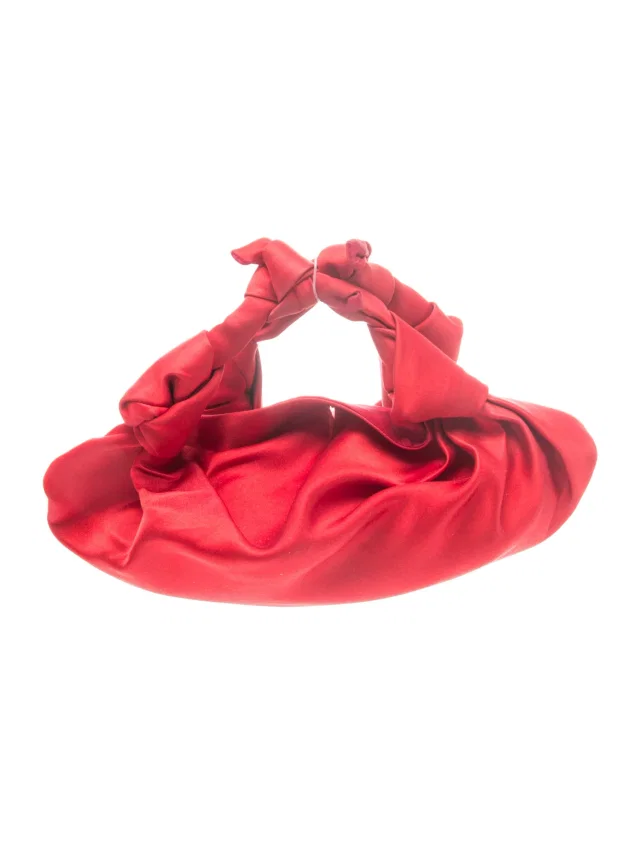 The Row Satin Ascot in red Satin from The RealReal