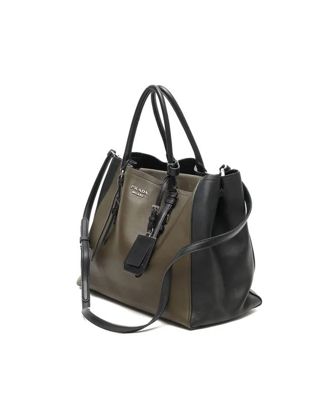 Prada City Calf Double Bag in Calfskin from A Retro Tale, photo 2 of 12