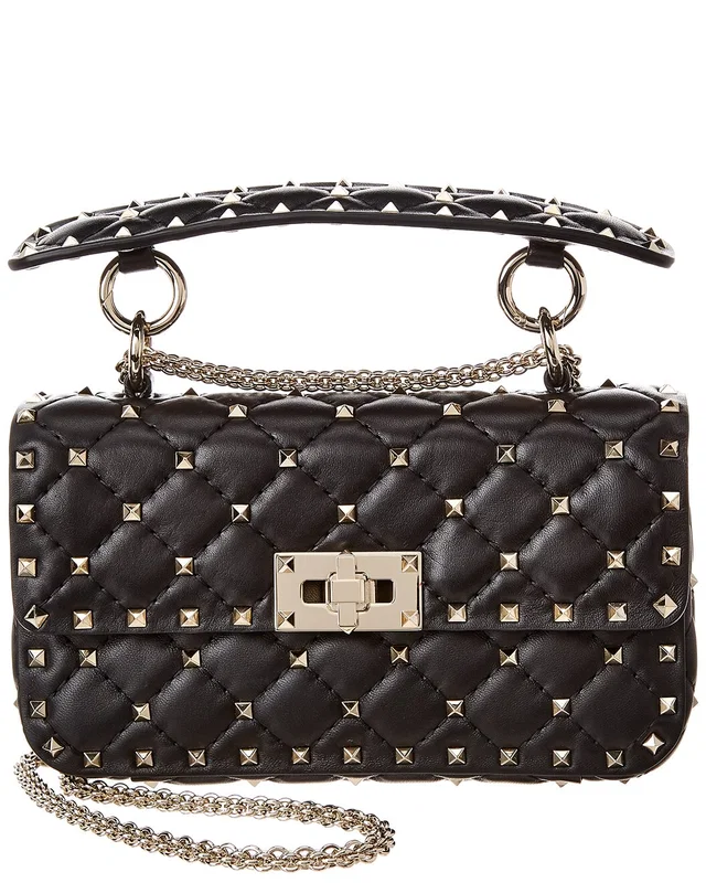 Valentino Rockstud Spike Small Leather Shoulder Bag, image 1 of 1 from Rue La La
