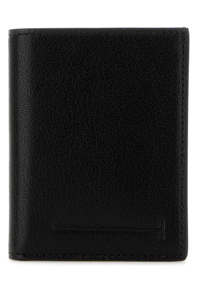 Tom Ford Grain Wallet — Black in Black Goatskin from HEWI