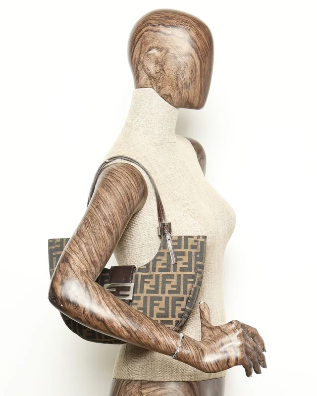 Fendi Zucca Half Moon Bag in Canvas from A Retro Tale, photo 9 of 9