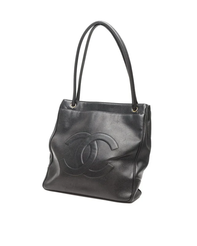 Chanel CC Caviar Tote Bag in Caviar leather from A Retro Tale, photo 3 of 10