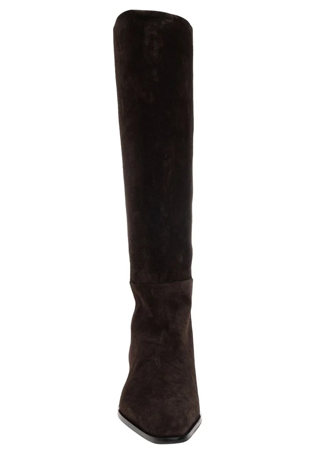 Aeyde Medea Block Heel Knee-High Boots, photo 6 of 6 from SENSER