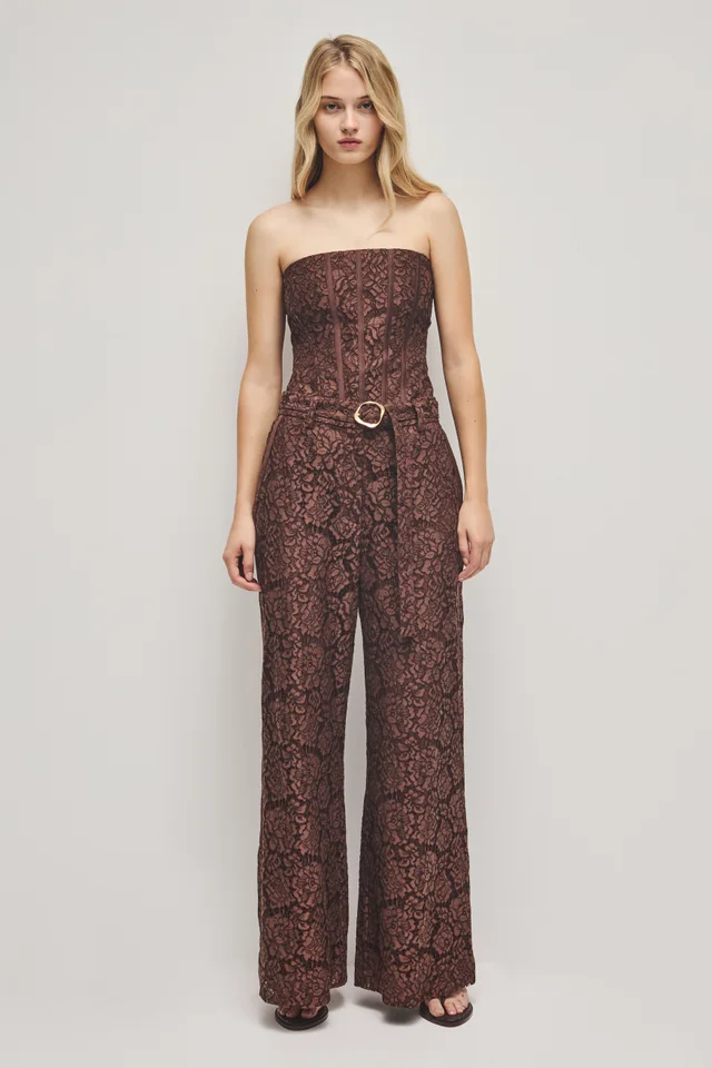 AJE Mystic Lace Bustier in Brown from Aje, photo 1 of 1
