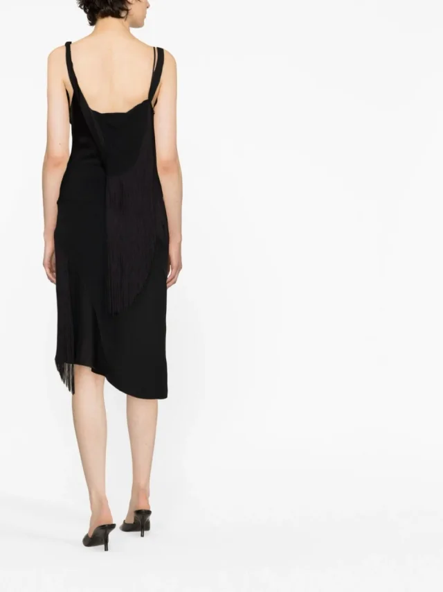 Victoria Beckham Asymmetric Fringe Mini Dress, photo 4 of 4 from Balardi
