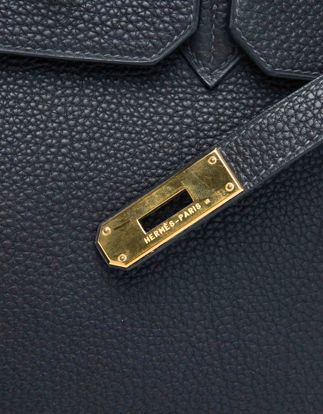 Hermès Birkin 35 Togo Bleu Marine in Blue Togo leather from SACLÀB, photo 6 of 6