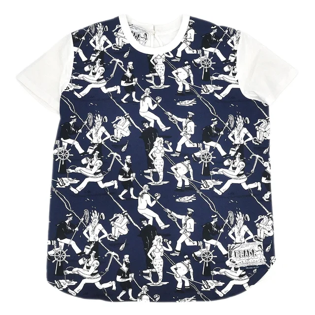 Prada 2016 T-shirt Top Navy #M in Navy from AMORE Vintage Tokyo