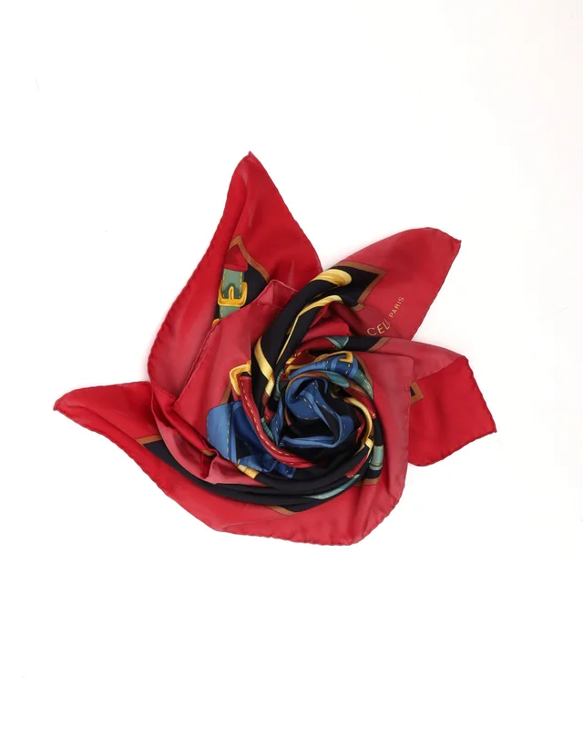 Celine 80 Silk Scarf in Silk from A Retro Tale, photo 2 of 4