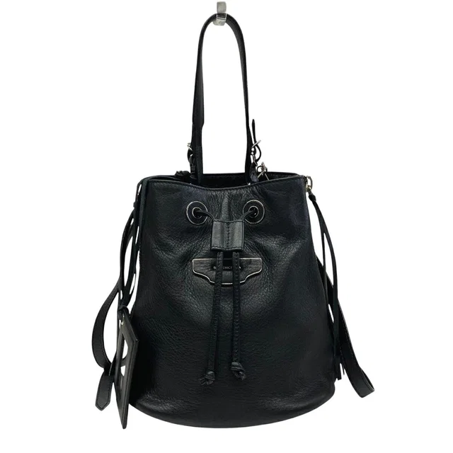 Balenciaga Paper Plate Leather Handbag in Leather from LuxUness