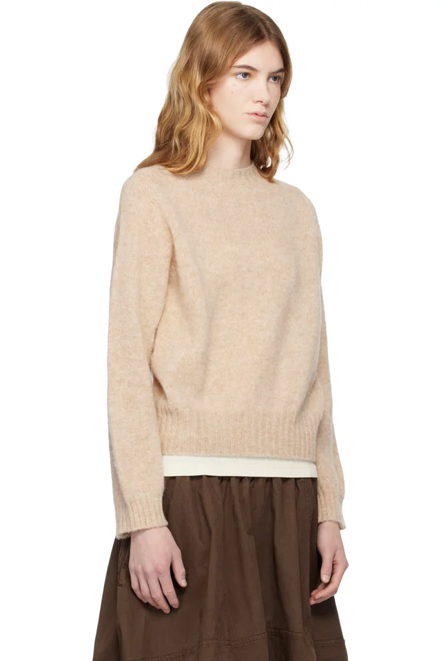 YMC Beige Jets Sweater, photo 2 of 4 from SSENSE