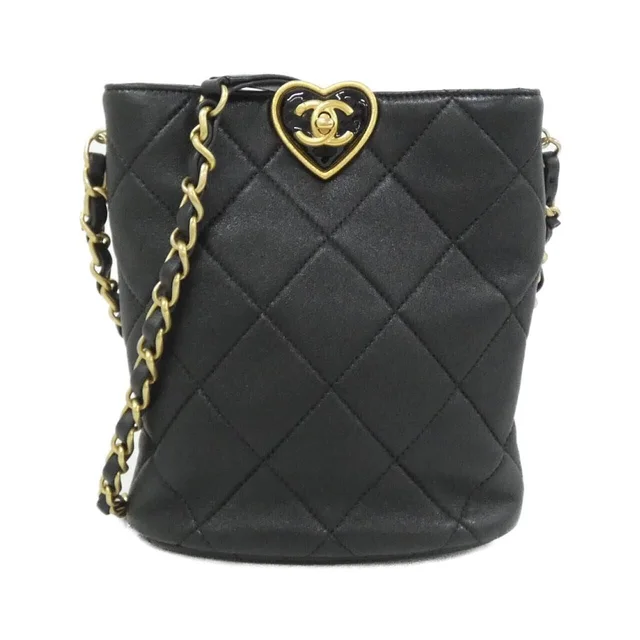 Chanel Shoulder Bag Black in Black from The Reluxe