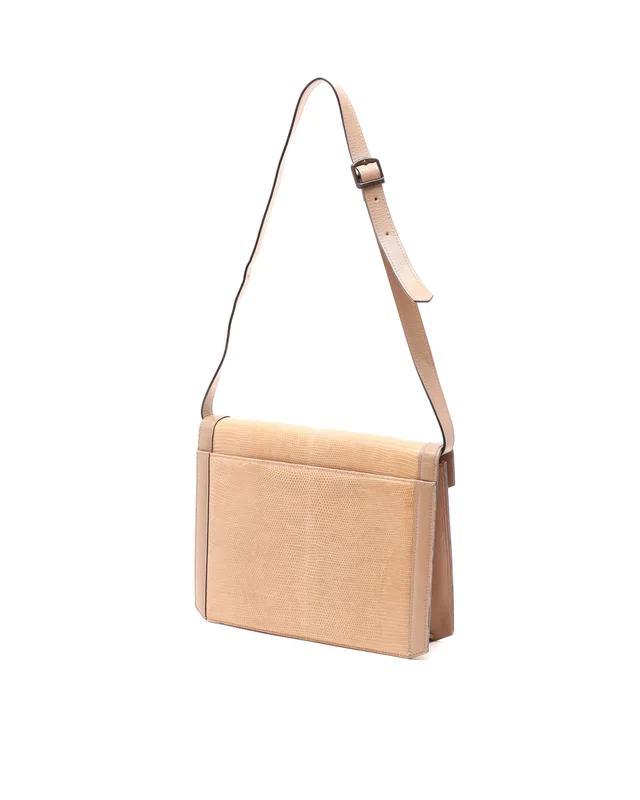 Saint Laurent Yves Flap Bag in Lizard from A Retro Tale, photo 3 of 9