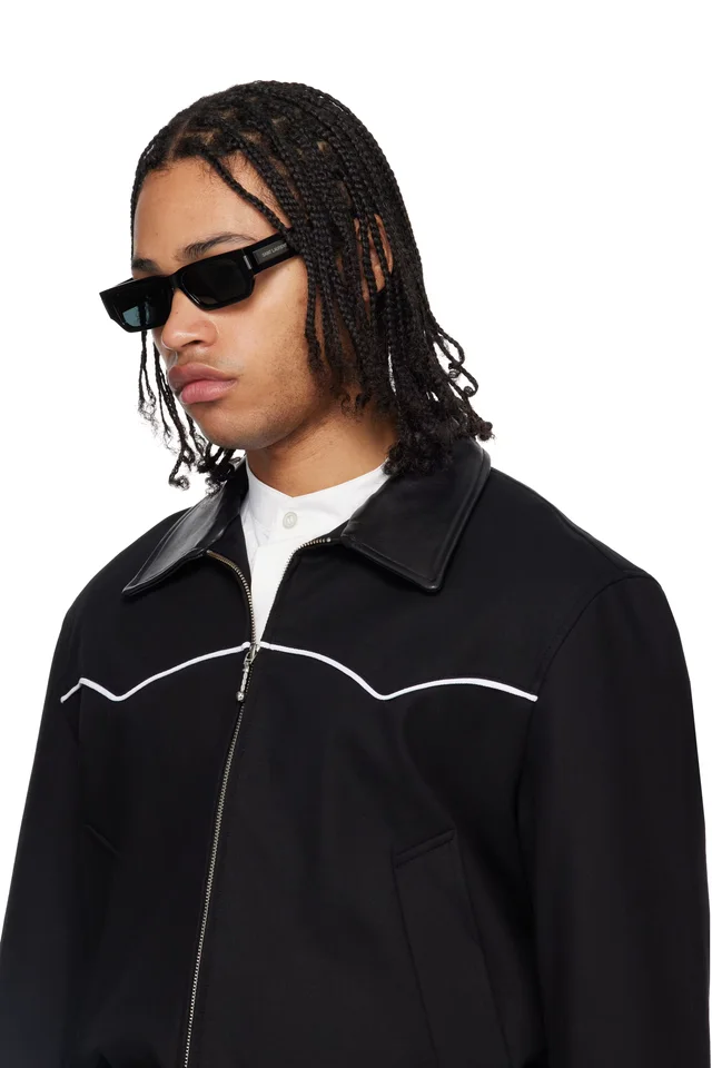 Saint Laurent Black SL 660 Sunglasses, photo 4 of 4 from SSENSE