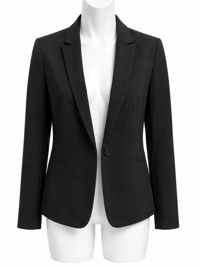 Giorgio Armani Single-Button Women's Blazer in black from Poshmark