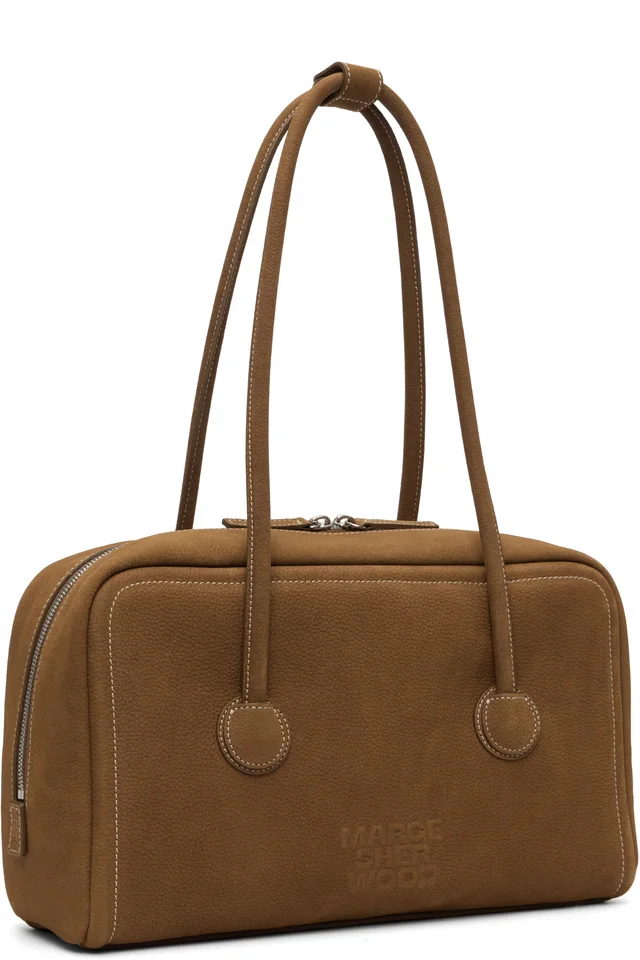 MARGESHERWOOD Brown Soft Boston Bag, photo 2 of 4 from SSENSE