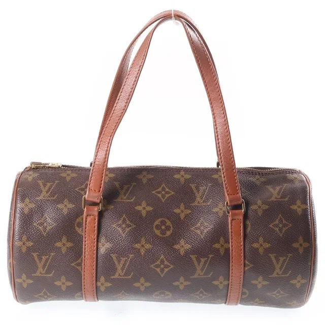 Louis Vuitton Monogram Boston Bag Brown Leather Gold in Brown Leather from The Reluxe