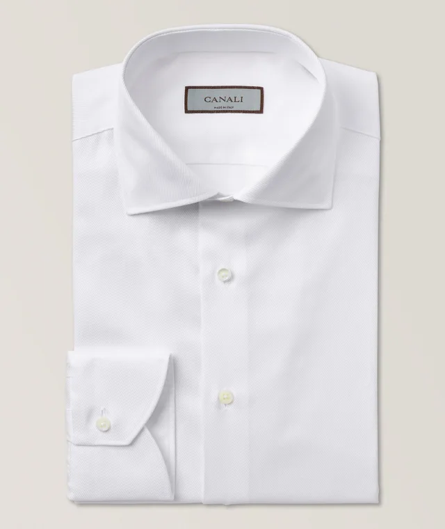 Canali Regular-Fit Impeccabile Dress Shirt in White from Harry Rosen, photo 1 of 1