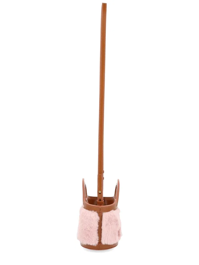 Marni Micro Tropicalia Mini Bag — Pink in Pink Calfskin from HEWI