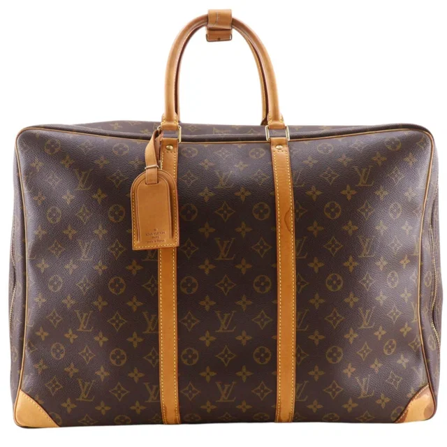 Louis Vuitton Sirius 50 Monogram Canvas Brown Boston Bag in Brown Coated canvas from The Reluxe