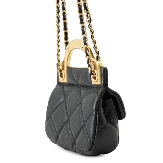 Chanel Matelasse ChainShoulder Bag BlackAP2271 Lambskin in Lambskin from GALLERY RARE, photo 2 of 10