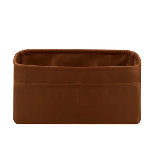 Hermès XIAOMA Original Kelly 28 Sellier Bag Organizer Insert XIAOMA Golden Brown in Brown Satin from Ginza Xiaoma, photo 3 of 4