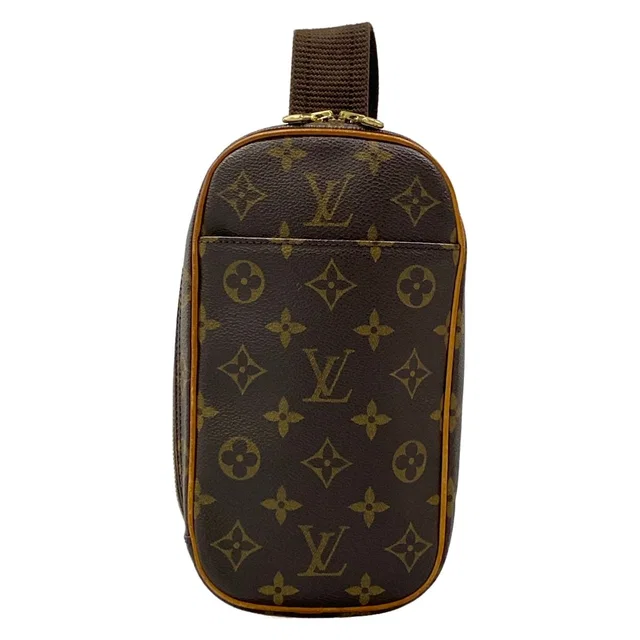 Louis Vuitton Bag Monogram Pochette Gange in Coated canvas from The Reluxe