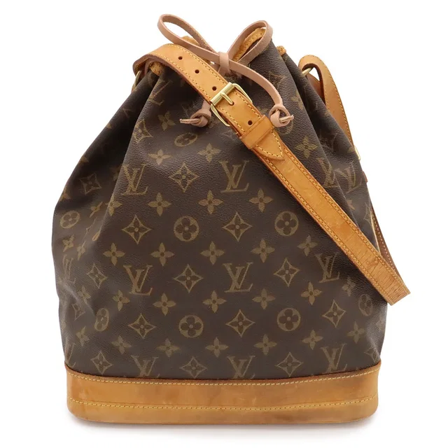 Louis Vuitton Monogram Noe Shoulder Bag Semi Drawstring in Coated canvas from The Reluxe