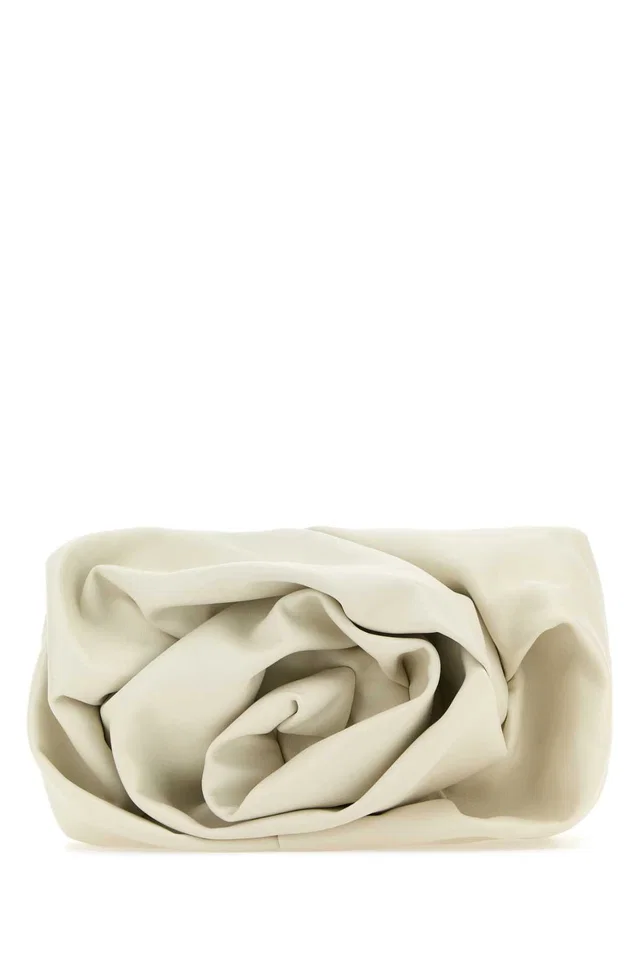 Burberry Rose Clutch — Beige in Beige Lambskin from HEWI