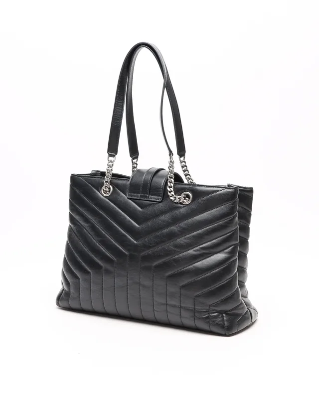 Saint Laurent LouLou Y Large Tote Bag in Leather from A Retro Tale, photo 3 of 9