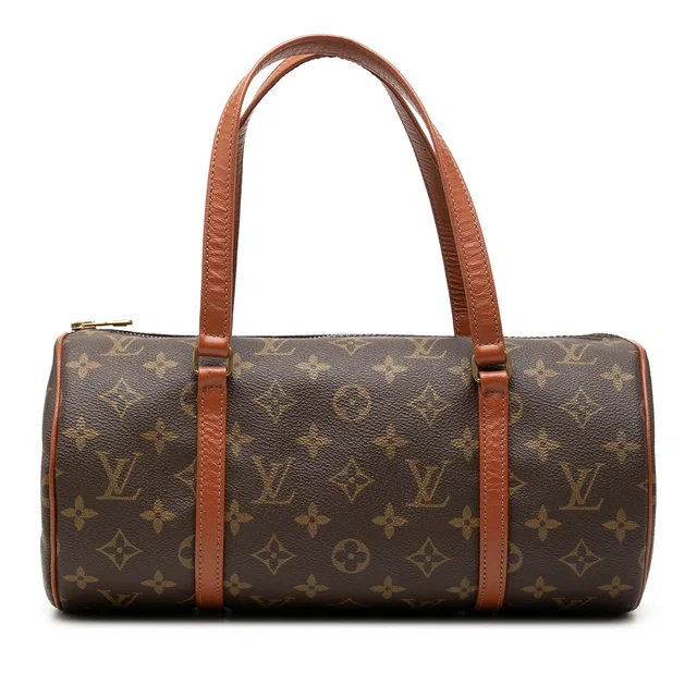 Brown Louis Vuitton Monogram Papillon 30 Handbag in Brown Coated canvas from Designer Revival