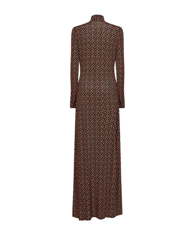 Paco Rabanne Rabanne High Neck Floral Maxi Dress, photo 2 of 3 from SENSER